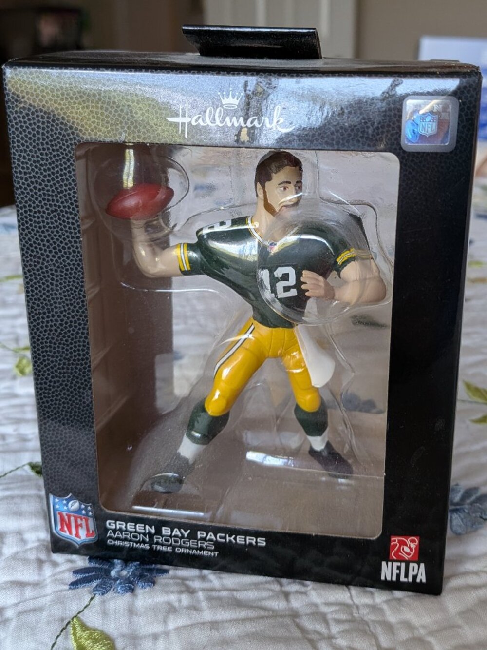 Aaron Rogers figure by Hallmark/NFL-licenced product